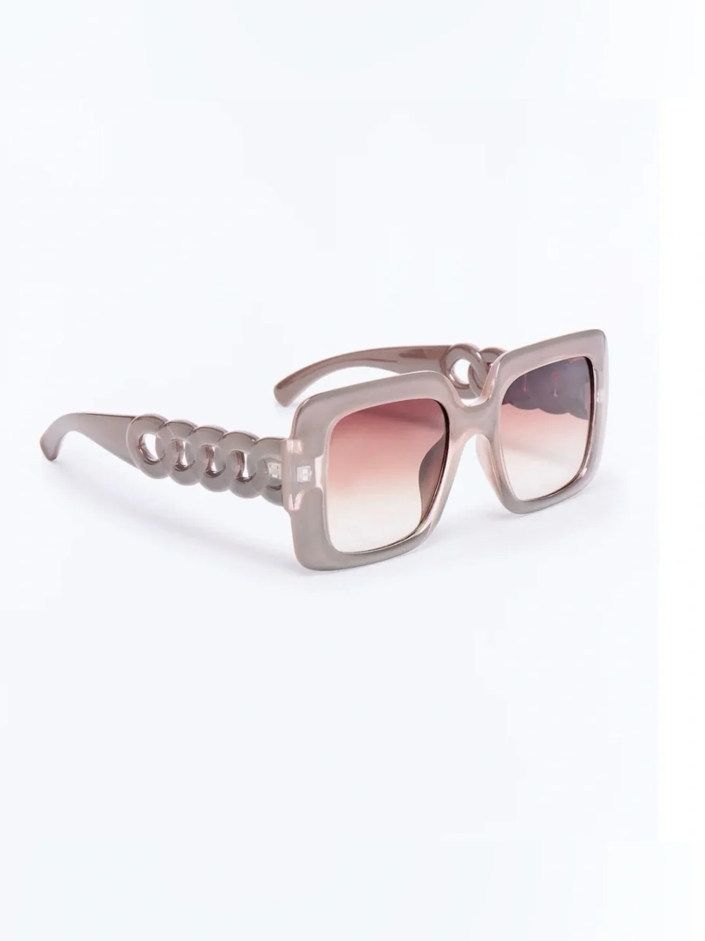 ✨Stylish Oversized Square Sunglasses - Taupe/brown